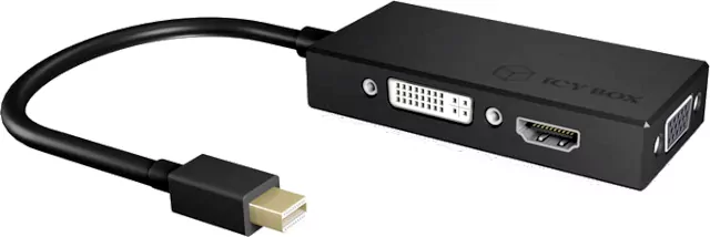 Αντάπτορας από mini DisplayPort 1.2 σε αρσενικό σε HDMI, DVI-D, VGA θηλυκά
