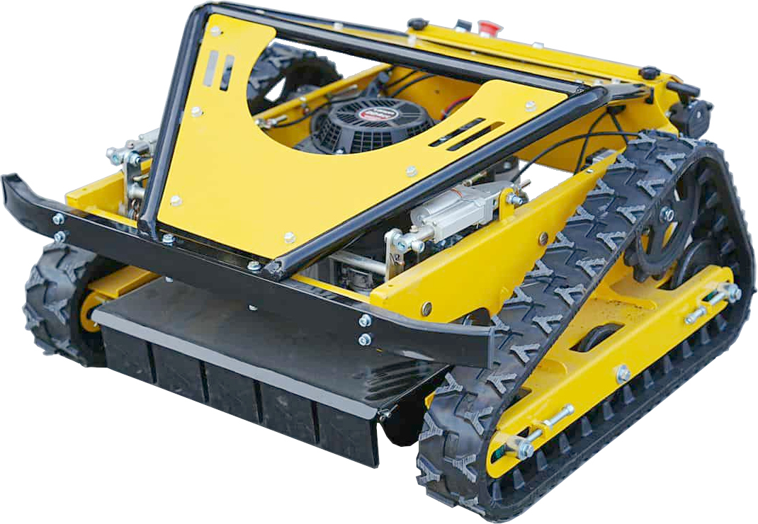 Τηλεκατευθυνόμενος ερπυστριοφόρος καταστροφέας χόρτου 55cm βενζινοκίνητος τετράχρονος 224cc