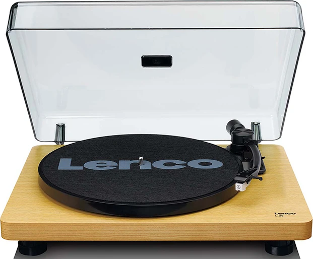 Πικάπ ξύλινο με ενσωματωμένο προενισχυτή μαγνητική κεφαλή και σύνδεση με υπολογιστή