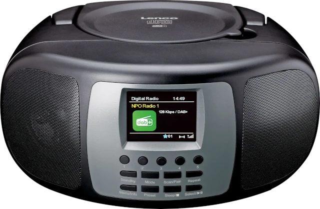 Φορητό ραδιόφωνο PLL FM - DAB+ - CD Player με έγχρωμη οθόνη και σύνδεση Bluetooth