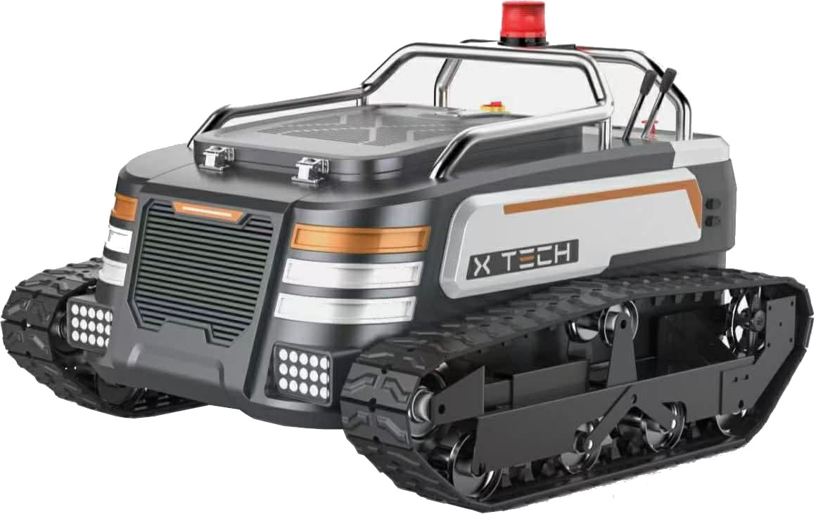 Τηλεκατευθυνόμενος ερπυστριοφόρος καταστροφέας χόρτου 80cm βενζινοκίνητος 22hp τετράχρονος