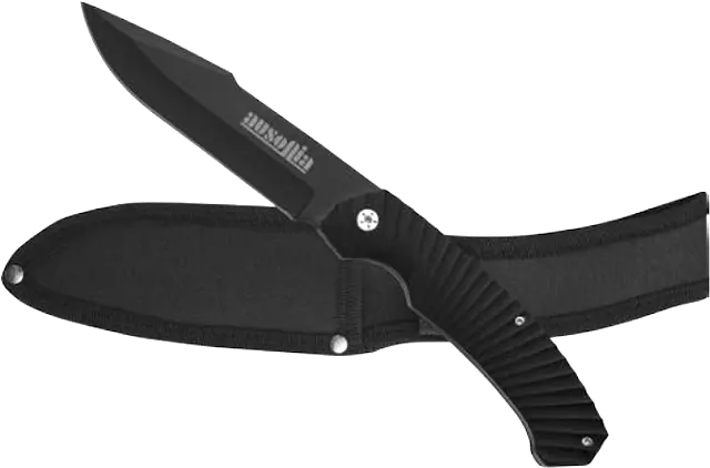 Μαχαίρι κυνηγού ανοξείδωτο με πολυεστερική θήκη ζώνης - Κάντε κλικ στην εικόνα για κλείσιμο