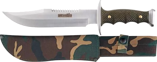 Μαχαίρι κυνηγού ανοξείδωτο με θήκη ζώνης παραλλαγής - Κάντε κλικ στην εικόνα για κλείσιμο