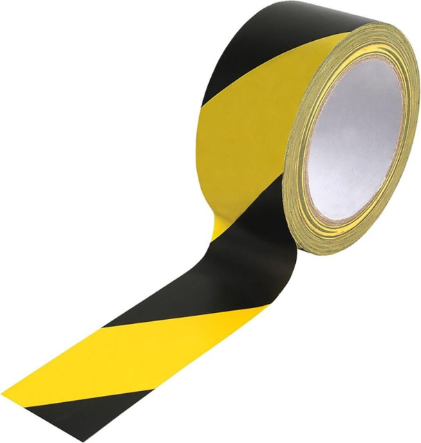 Αυτοκόλλητη ταινία σήμανσης δαπέδου μαυροκίτρινη 33m - Κάντε κλικ στην εικόνα για κλείσιμο