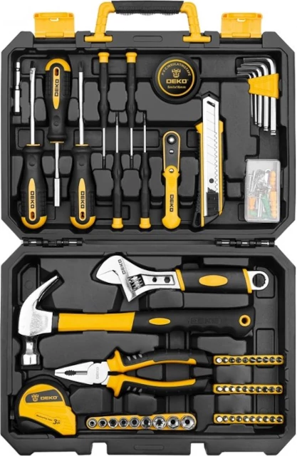 Σετ 100 εργαλεία σε βαλίτσα μεταφοράς