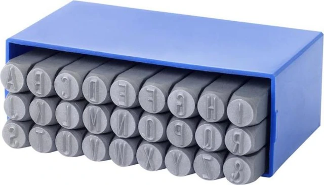 Γράμματα μαρκαρίσματος με κρούση Αγγλικά κεφαλαία