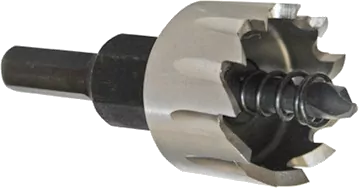 Ποτηροκορώνα HSS ακονιζόμενη με άξονα και οδηγό με ελατήριο - Κάντε κλικ στην εικόνα για κλείσιμο