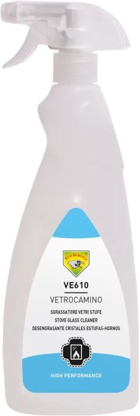 Σπρέι καθαριστικό τζαμιών από σόμπες και τζάκια με σκανδάλη 750ml