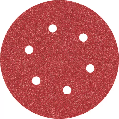 Δίσκος λείανσης velour (για velcro) Ø150 με 6 τρύπες - Κάντε κλικ στην εικόνα για κλείσιμο