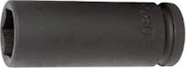 Καρυδάκι εργαλείων αέρος μαύρο εξάγωνο μακρύ με καρέ 1″ - Κάντε κλικ στην εικόνα για κλείσιμο