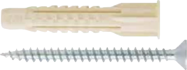 Βύσματα τοίχου - γυψοσανίδας νάυλον με βίδα (10 τεμάχια)