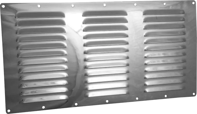 Περσίδα οριζόντια παραλληλόγραμμη με 3 στήλες 230mm ανοξείδωτη AISI304 - Κάντε κλικ στην εικόνα για κλείσιμο