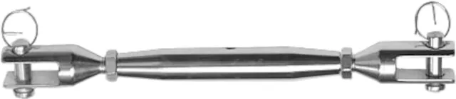 Εντατήρας συρματόσχοινων με 2 μασίφ κεφαλές με πίρο ανοξείδωτος AISI316 - Κάντε κλικ στην εικόνα για κλείσιμο