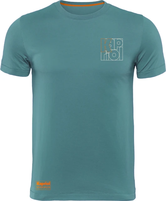 Πετρόλ βαμβακερό T-shirt