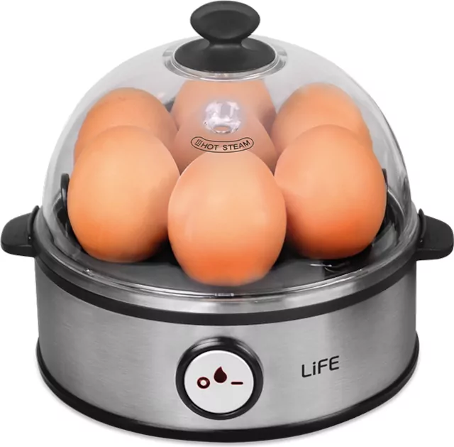 Βραστήρας αυγών 7 θέσεων - αυγών ποσέ - ομελέτας - ατμομάγειρας 360W - Κάντε κλικ στην εικόνα για κλείσιμο