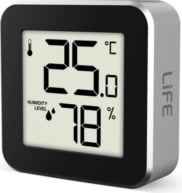 Ψηφιακό θερμόμετρο - υγρόμετρο εσωτερικού χώρου - Κάντε κλικ στην εικόνα για κλείσιμο