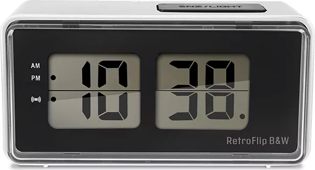 Ρετρό ψηφιακό ρολόι - ξυπνητήρι με εξομοίωση αναδιπλούμενων ψηφίων