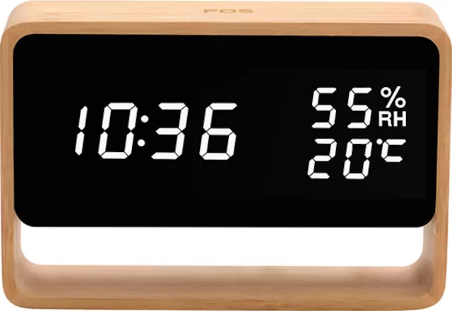 Ψηφιακό ρολόι - ξυπνητήρι - θερμόμετρο - υγρόμετρο εσωτερικού χώρου