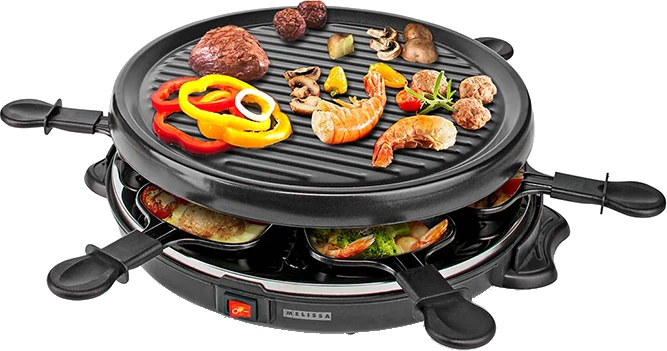 Ηλεκτρική ψηστιέρα raclette διώροφη 800W