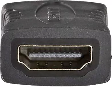Μούφα σύνδεσης 2 αρσενικών βυσμάτων HDMI επίχρυση