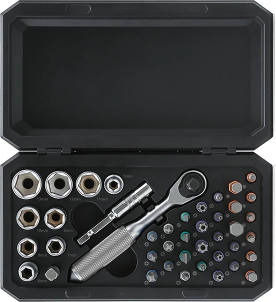 Σετ καστάνια με 30 μύτες και 9 καρυδάκια σε κασετίνα