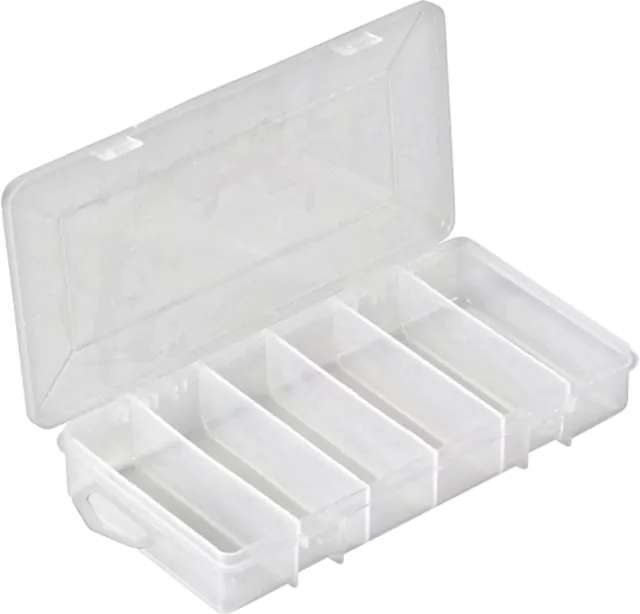 Πλαστικό κουτί για μικροεξαρτήματα με 6 σταθερές θέσεις διαφανές - Κάντε κλικ στην εικόνα για κλείσιμο