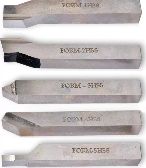 Μαχαίρια τόρνου HSS κοβαλτίου 5% για τον τόρνο FD 400 (σετ 5 τεμάχια) - Κάντε κλικ στην εικόνα για κλείσιμο
