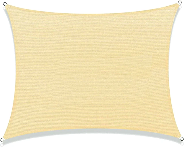 Πανί σκίασης τετράγωνο με κρίκους στήριξης