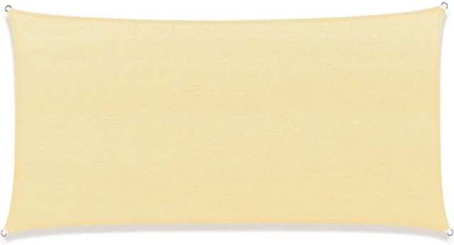 Πανί σκίασης παραλληλόγραμμο με κρίκους στήριξης