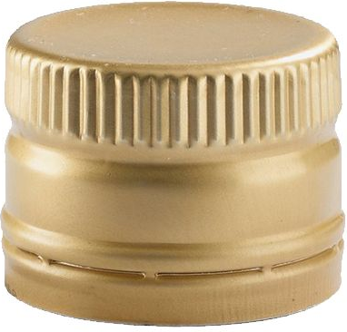 Μεταλλικό βιδωτό καπάκι μπουκαλιών Ø28x18mm