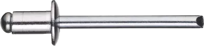 Πριτσίνια αλουμινίου κοντά (μήκος 6-14mm) σακουλάκι 100 τεμαχίων - Κάντε κλικ στην εικόνα για κλείσιμο