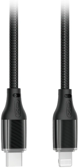 Καλώδιο USB-C σε Lightning μαύρο 1m