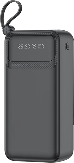 Φορητό σύστημα ταχείας φόρτισης συσκευών 30000mAh με 4 ενσωματωμένα καλώδια